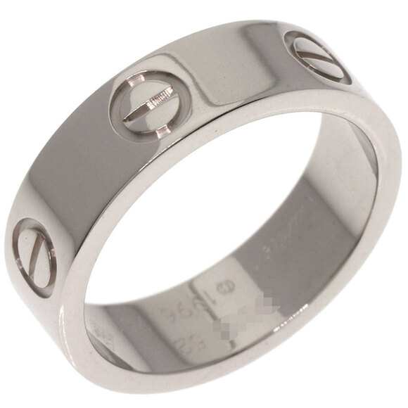 CARTIER 18k Silver Love Ring #52 - Picture 2 of 7